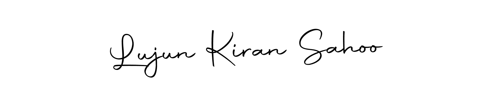 Design your own signature with our free online signature maker. With this signature software, you can create a handwritten (Autography-DOLnW) signature for name Lujun Kiran Sahoo. Lujun Kiran Sahoo signature style 10 images and pictures png