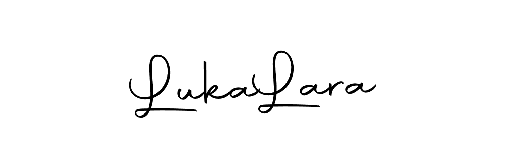 Luka  Lara stylish signature style. Best Handwritten Sign (Autography-DOLnW) for my name. Handwritten Signature Collection Ideas for my name Luka  Lara. Luka  Lara signature style 10 images and pictures png