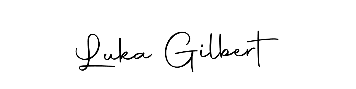 Use a signature maker to create a handwritten signature online. With this signature software, you can design (Autography-DOLnW) your own signature for name Luka Gilbert. Luka Gilbert signature style 10 images and pictures png
