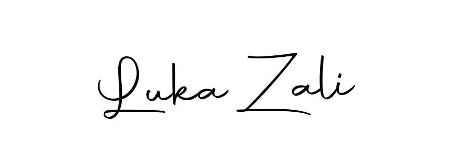 How to make Luka Zali signature? Autography-DOLnW is a professional autograph style. Create handwritten signature for Luka Zali name. Luka Zali signature style 10 images and pictures png