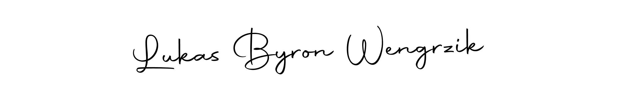 Also we have Lukas Byron Wengrzik name is the best signature style. Create professional handwritten signature collection using Autography-DOLnW autograph style. Lukas Byron Wengrzik signature style 10 images and pictures png