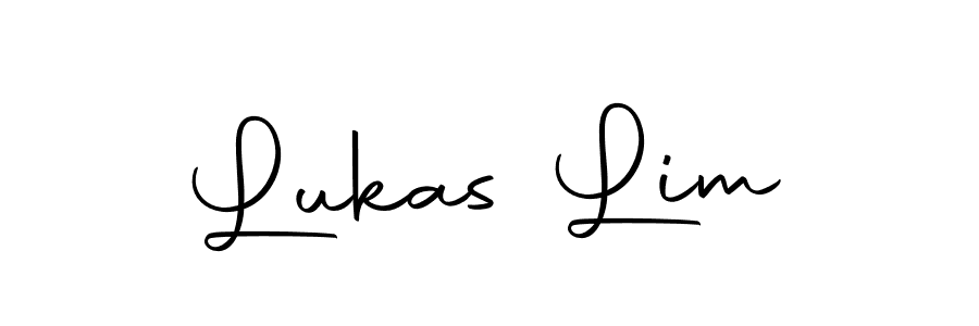 Design your own signature with our free online signature maker. With this signature software, you can create a handwritten (Autography-DOLnW) signature for name Lukas Lim. Lukas Lim signature style 10 images and pictures png