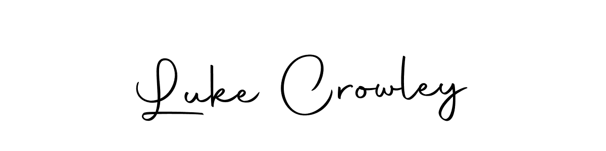 Luke Crowley stylish signature style. Best Handwritten Sign (Autography-DOLnW) for my name. Handwritten Signature Collection Ideas for my name Luke Crowley. Luke Crowley signature style 10 images and pictures png