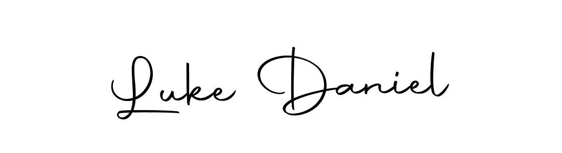You should practise on your own different ways (Autography-DOLnW) to write your name (Luke Daniel) in signature. don't let someone else do it for you. Luke Daniel signature style 10 images and pictures png