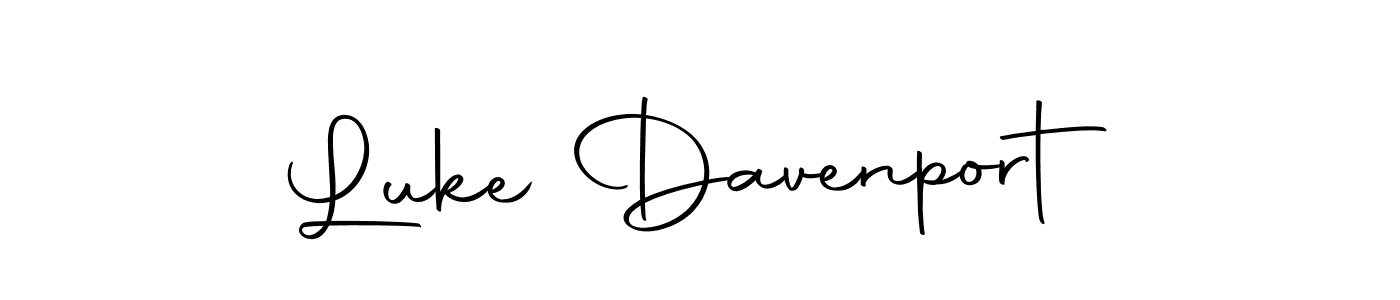 You should practise on your own different ways (Autography-DOLnW) to write your name (Luke Davenport) in signature. don't let someone else do it for you. Luke Davenport signature style 10 images and pictures png