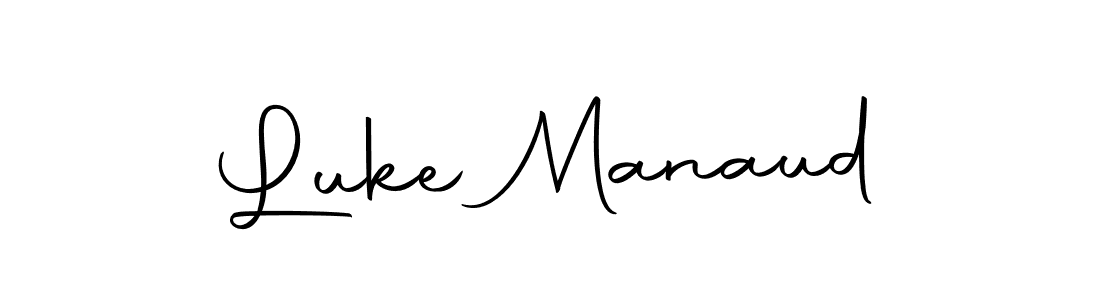How to make Luke Manaud name signature. Use Autography-DOLnW style for creating short signs online. This is the latest handwritten sign. Luke Manaud signature style 10 images and pictures png