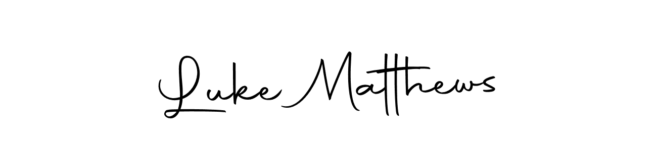 How to make Luke Matthews name signature. Use Autography-DOLnW style for creating short signs online. This is the latest handwritten sign. Luke Matthews signature style 10 images and pictures png