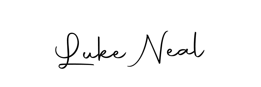 Design your own signature with our free online signature maker. With this signature software, you can create a handwritten (Autography-DOLnW) signature for name Luke Neal. Luke Neal signature style 10 images and pictures png