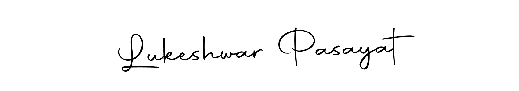 How to make Lukeshwar Pasayat name signature. Use Autography-DOLnW style for creating short signs online. This is the latest handwritten sign. Lukeshwar Pasayat signature style 10 images and pictures png