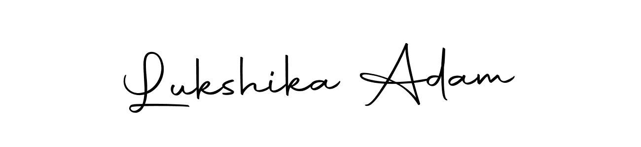 How to Draw Lukshika Adam signature style? Autography-DOLnW is a latest design signature styles for name Lukshika Adam. Lukshika Adam signature style 10 images and pictures png