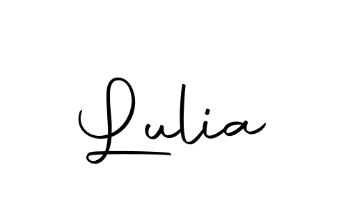 Make a beautiful signature design for name Lulia. With this signature (Autography-DOLnW) style, you can create a handwritten signature for free. Lulia signature style 10 images and pictures png