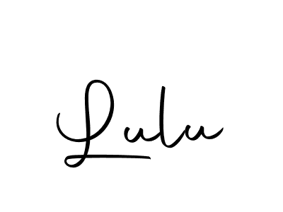 Make a beautiful signature design for name Lulu. With this signature (Autography-DOLnW) style, you can create a handwritten signature for free. Lulu signature style 10 images and pictures png