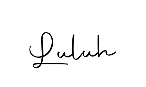 Make a beautiful signature design for name Luluh. With this signature (Autography-DOLnW) style, you can create a handwritten signature for free. Luluh signature style 10 images and pictures png