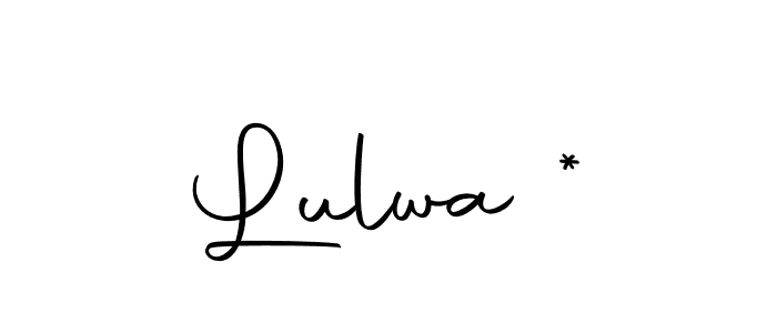 Make a beautiful signature design for name Lulwa *. Use this online signature maker to create a handwritten signature for free. Lulwa * signature style 10 images and pictures png