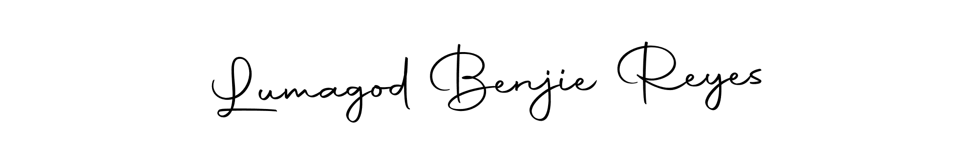 Make a short Lumagod Benjie Reyes signature style. Manage your documents anywhere anytime using Autography-DOLnW. Create and add eSignatures, submit forms, share and send files easily. Lumagod Benjie Reyes signature style 10 images and pictures png