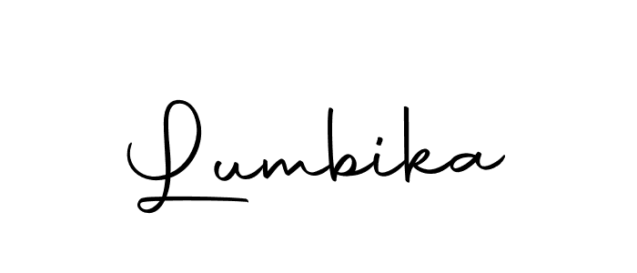 Make a beautiful signature design for name Lumbika. With this signature (Autography-DOLnW) style, you can create a handwritten signature for free. Lumbika signature style 10 images and pictures png