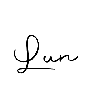 if you are searching for the best signature style for your name Lun. so please give up your signature search. here we have designed multiple signature styles  using Autography-DOLnW. Lun signature style 10 images and pictures png