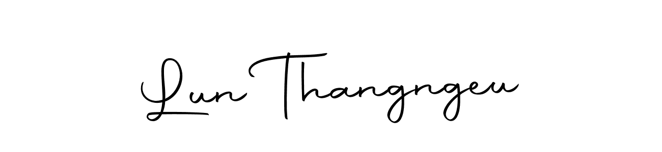 It looks lik you need a new signature style for name Lun Thangngeu. Design unique handwritten (Autography-DOLnW) signature with our free signature maker in just a few clicks. Lun Thangngeu signature style 10 images and pictures png