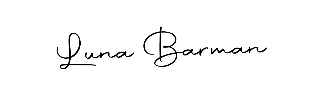 Make a beautiful signature design for name Luna Barman. With this signature (Autography-DOLnW) style, you can create a handwritten signature for free. Luna Barman signature style 10 images and pictures png