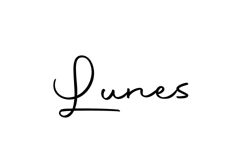 Lunes stylish signature style. Best Handwritten Sign (Autography-DOLnW) for my name. Handwritten Signature Collection Ideas for my name Lunes. Lunes signature style 10 images and pictures png