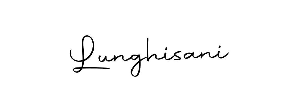 The best way (Autography-DOLnW) to make a short signature is to pick only two or three words in your name. The name Lunghisani include a total of six letters. For converting this name. Lunghisani signature style 10 images and pictures png
