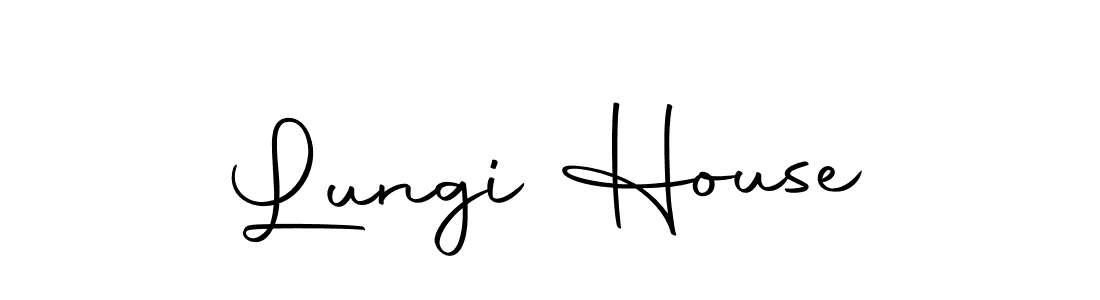 How to make Lungi House name signature. Use Autography-DOLnW style for creating short signs online. This is the latest handwritten sign. Lungi House signature style 10 images and pictures png