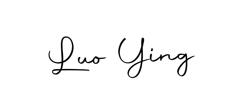 You should practise on your own different ways (Autography-DOLnW) to write your name (Luo Ying) in signature. don't let someone else do it for you. Luo Ying signature style 10 images and pictures png