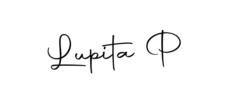 It looks lik you need a new signature style for name Lupita P. Design unique handwritten (Autography-DOLnW) signature with our free signature maker in just a few clicks. Lupita P signature style 10 images and pictures png
