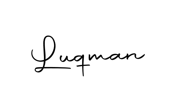 The best way (Autography-DOLnW) to make a short signature is to pick only two or three words in your name. The name Luqman include a total of six letters. For converting this name. Luqman signature style 10 images and pictures png