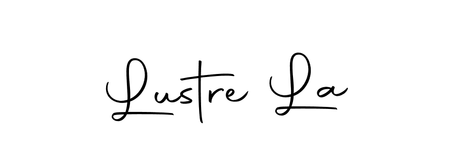 Make a beautiful signature design for name Lustre La. With this signature (Autography-DOLnW) style, you can create a handwritten signature for free. Lustre La signature style 10 images and pictures png