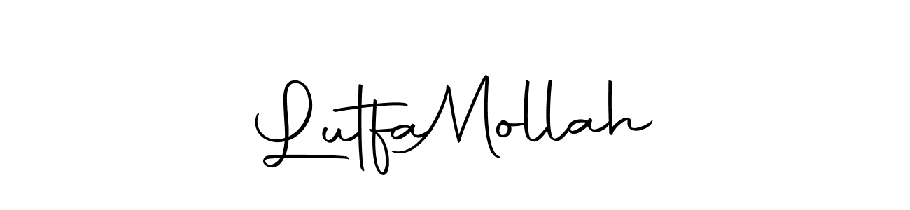 You can use this online signature creator to create a handwritten signature for the name Lutfa  Mollah. This is the best online autograph maker. Lutfa  Mollah signature style 10 images and pictures png