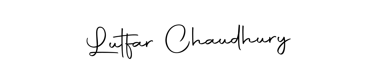 How to make Lutfar Chaudhury signature? Autography-DOLnW is a professional autograph style. Create handwritten signature for Lutfar Chaudhury name. Lutfar Chaudhury signature style 10 images and pictures png