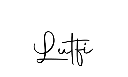 How to make Lutfi name signature. Use Autography-DOLnW style for creating short signs online. This is the latest handwritten sign. Lutfi signature style 10 images and pictures png