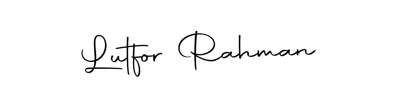 Make a beautiful signature design for name Lutfor Rahman. Use this online signature maker to create a handwritten signature for free. Lutfor Rahman signature style 10 images and pictures png