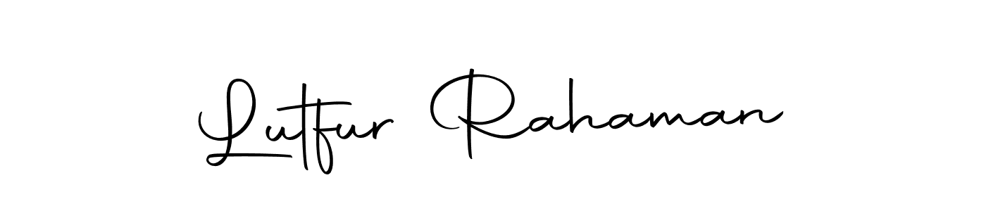 The best way (Autography-DOLnW) to make a short signature is to pick only two or three words in your name. The name Lutfur Rahaman include a total of six letters. For converting this name. Lutfur Rahaman signature style 10 images and pictures png