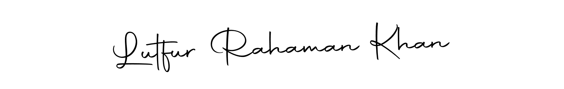 Similarly Autography-DOLnW is the best handwritten signature design. Signature creator online .You can use it as an online autograph creator for name Lutfur Rahaman Khan. Lutfur Rahaman Khan signature style 10 images and pictures png