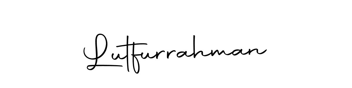 Also we have Lutfurrahman name is the best signature style. Create professional handwritten signature collection using Autography-DOLnW autograph style. Lutfurrahman signature style 10 images and pictures png