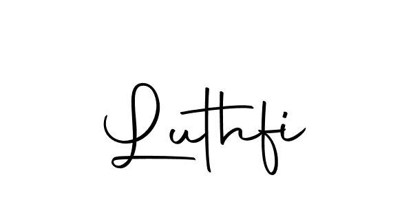 Make a beautiful signature design for name Luthfi. With this signature (Autography-DOLnW) style, you can create a handwritten signature for free. Luthfi signature style 10 images and pictures png