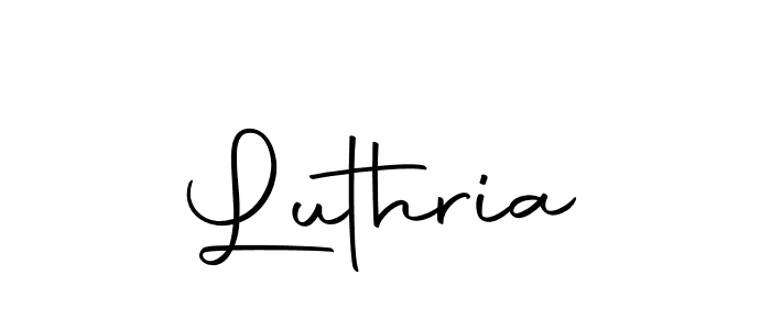 Similarly Autography-DOLnW is the best handwritten signature design. Signature creator online .You can use it as an online autograph creator for name Luthria. Luthria signature style 10 images and pictures png