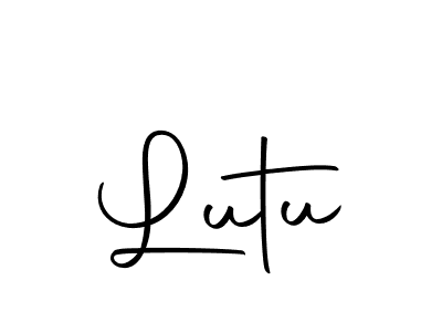 Also we have Lutu name is the best signature style. Create professional handwritten signature collection using Autography-DOLnW autograph style. Lutu signature style 10 images and pictures png