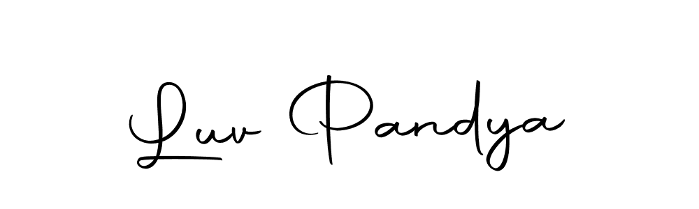 How to make Luv Pandya signature? Autography-DOLnW is a professional autograph style. Create handwritten signature for Luv Pandya name. Luv Pandya signature style 10 images and pictures png