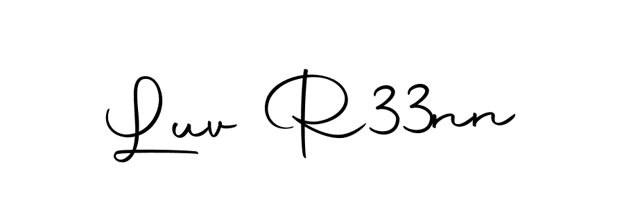 How to make Luv R33nn signature? Autography-DOLnW is a professional autograph style. Create handwritten signature for Luv R33nn name. Luv R33nn signature style 10 images and pictures png