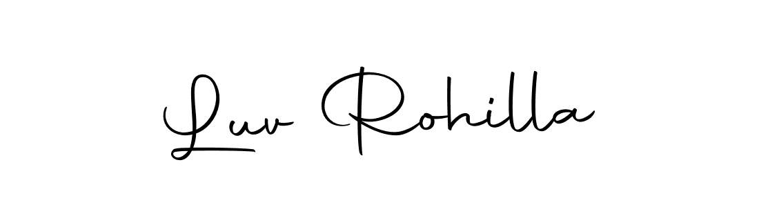 Make a beautiful signature design for name Luv Rohilla. With this signature (Autography-DOLnW) style, you can create a handwritten signature for free. Luv Rohilla signature style 10 images and pictures png