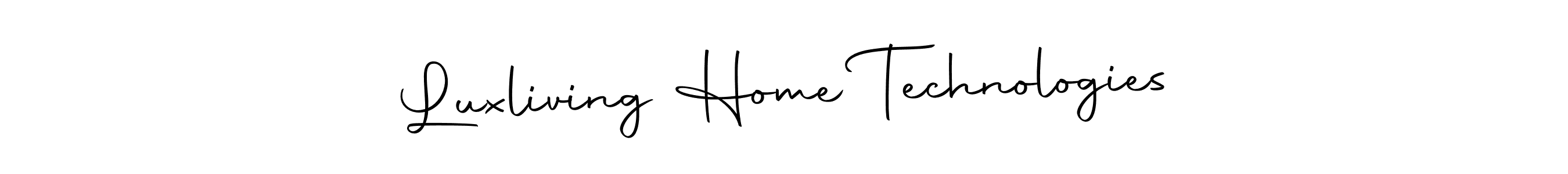 This is the best signature style for the Luxliving Home Technologies name. Also you like these signature font (Autography-DOLnW). Mix name signature. Luxliving Home Technologies signature style 10 images and pictures png