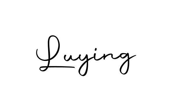 Design your own signature with our free online signature maker. With this signature software, you can create a handwritten (Autography-DOLnW) signature for name Luying. Luying signature style 10 images and pictures png