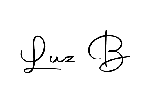 Autography-DOLnW is a professional signature style that is perfect for those who want to add a touch of class to their signature. It is also a great choice for those who want to make their signature more unique. Get Luz B name to fancy signature for free. Luz B signature style 10 images and pictures png