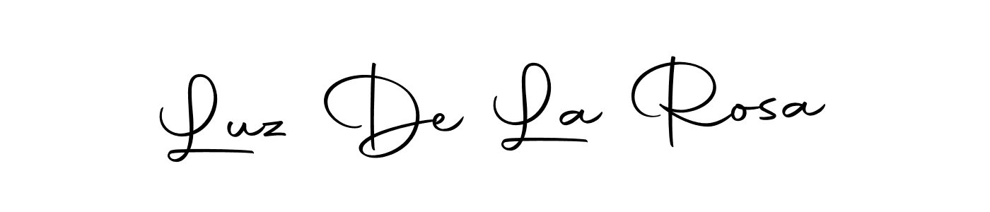 Design your own signature with our free online signature maker. With this signature software, you can create a handwritten (Autography-DOLnW) signature for name Luz De La Rosa. Luz De La Rosa signature style 10 images and pictures png