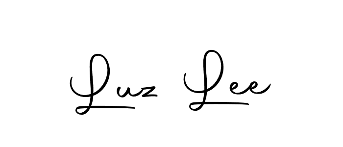 Design your own signature with our free online signature maker. With this signature software, you can create a handwritten (Autography-DOLnW) signature for name Luz Lee. Luz Lee signature style 10 images and pictures png