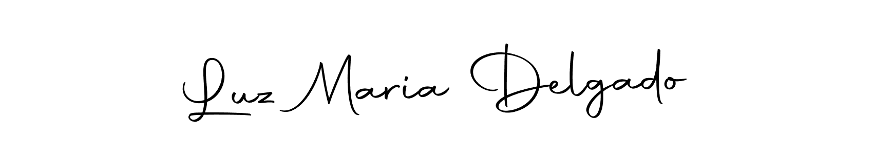 Make a beautiful signature design for name Luz Maria Delgado. With this signature (Autography-DOLnW) style, you can create a handwritten signature for free. Luz Maria Delgado signature style 10 images and pictures png