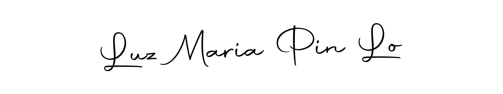 Luz Maria Pin Lo stylish signature style. Best Handwritten Sign (Autography-DOLnW) for my name. Handwritten Signature Collection Ideas for my name Luz Maria Pin Lo. Luz Maria Pin Lo signature style 10 images and pictures png